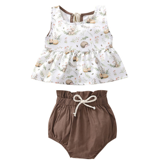 Chaleco Infantil Estampado Cuello Redondo sin Mangas - Image 5
