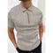 Camisa Casual Holgada con Estampado y Solapa para Hombre