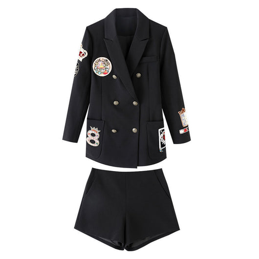 Conjunto de Dos Piezas con Blazer Bordado - Tendencia Fashion - Image 4