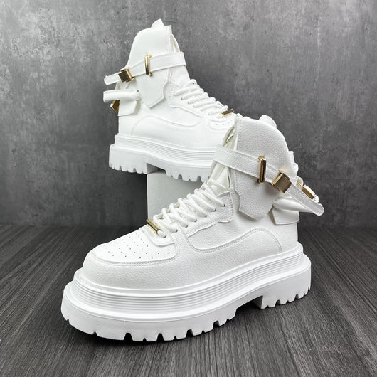 Botas de Nieve para Hombre con Suela Gruesa y Aislamiento Térmico