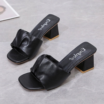 Sandalias de Tacón Robusto y Punta Cuadrada para Mujer - Image 6