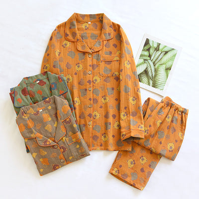 Pijama Suit Jacquard con Solapa - Corte Holgado y Elegante - Image 3