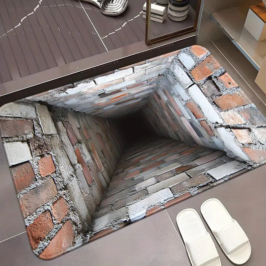 Tapete de Baño 3D Antideslizante Absorbente con Efecto Visual - Image 3
