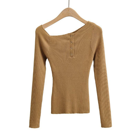 Blusa Entallada de Botón Simple para Mujer - Image 14