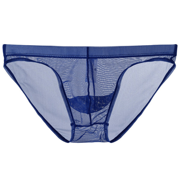 Calzoncillos Tipo Slip Transparentes de Malla Hombre Cintura Baja
