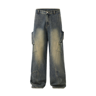 Jeans Rectos Holgados Estilo Retro para Hombre - Image 6