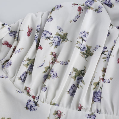 Vestido Halter Floral Francés con Espalda Abierta - Image 13