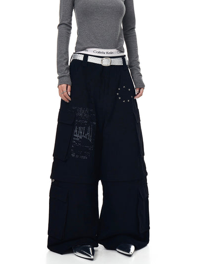 Pantalones Cargo Sueltos con Bolsillos Removibles - Image 14