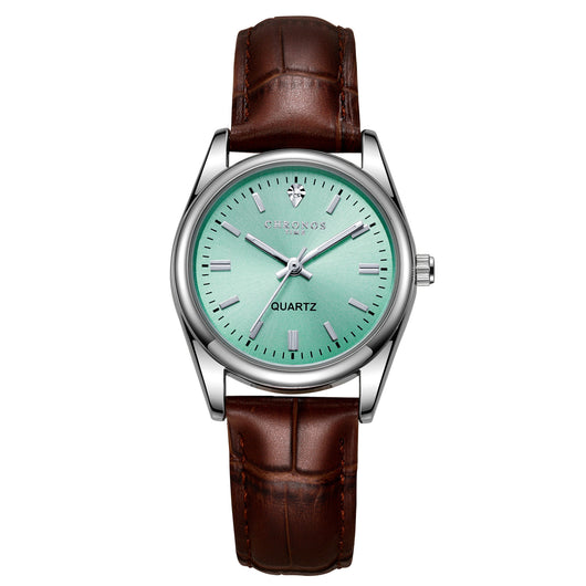 Reloj de Pulsera para Mujer con Correa de Cuero Genuino y Movimiento de Cuarzo Luminoso - Image 7