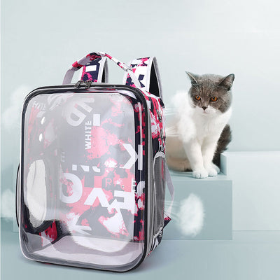 Mochila Transportadora Espacial Transpirable para Mascotas con Cápsula de Viaje - Image 3