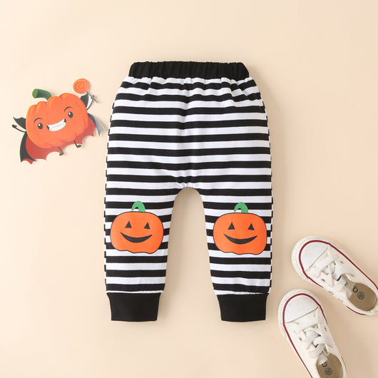 Conjunto de Pijama Infantil Estampado Manga Larga - Diseño Calabaza - Image 5