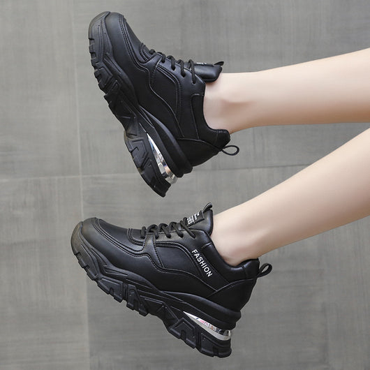 Zapatillas Deportivas Mujer Invierno con Forro Polar y Aumento de Altura - Image 2