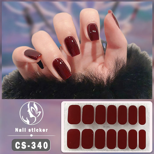 Uñas Postizas Impermeables de Color Sólido para Nail Art - Image 5