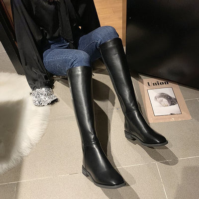 Botas Altas Hasta la Rodilla con Tacón Grueso para Mujer - Image 6