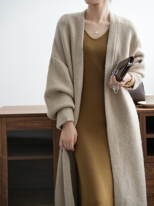 Cardigan Mujer Manga Larga Color Sólido Casual - Image 31