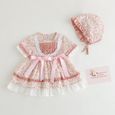 Vestido Princesa con Moño Estilo Coreano para Niñas - Image 10