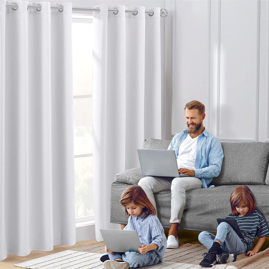 Cortinas Modernas Térmicas Bloqueadoras de Luz - Tela Gruesa Opaca Aislante - Image 5