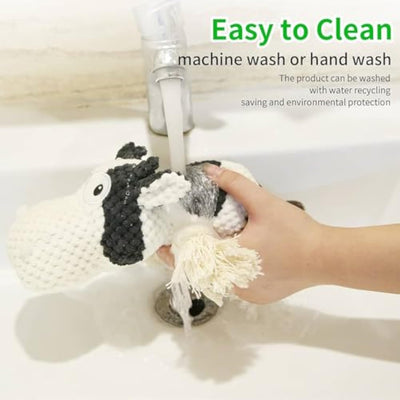 Juguete para Perros de Peluche Chirriante - Juguete Masticable Duradero para Perros Pequeños, Medianos y Grandes - Image 4