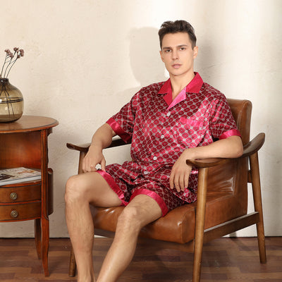Pijama Corto Estampado para Hombre - Comodidad de Verano - Image 3
