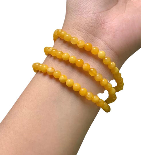 Pulsera Múltiple de Cera de Abeja y Flores de Miel Natural - Image 5