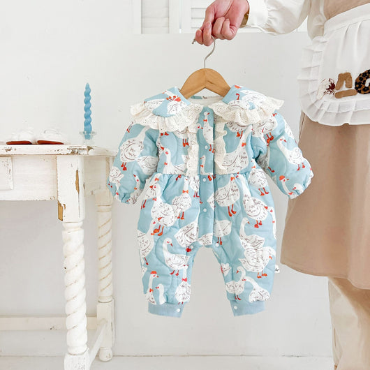 Pijama Enterizo de Algodón Grueso para Recién Nacido - Image 17