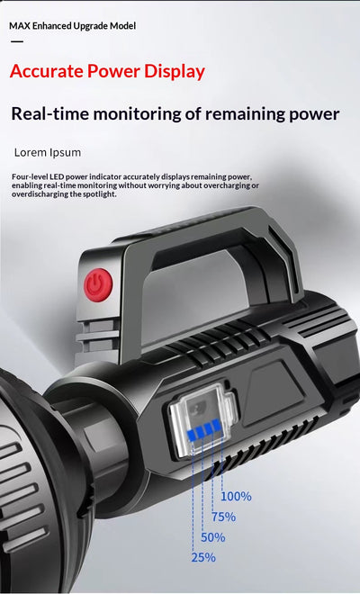 Linterna LED Recargable USB de Alto Brillo para Exterior - Image 20