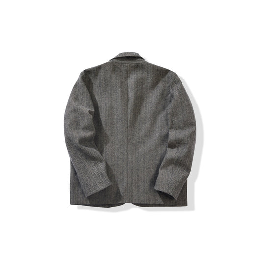 Chaqueta de Lana Gruesa Espiga Retro para Hombre - Image 7