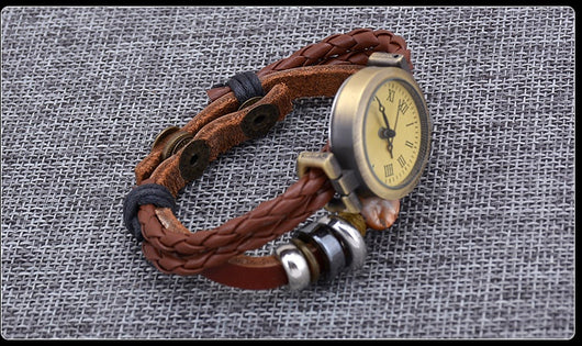 Reloj Pulsera Vintage Artesanal con Giro de Moda para Mujer - Image 11