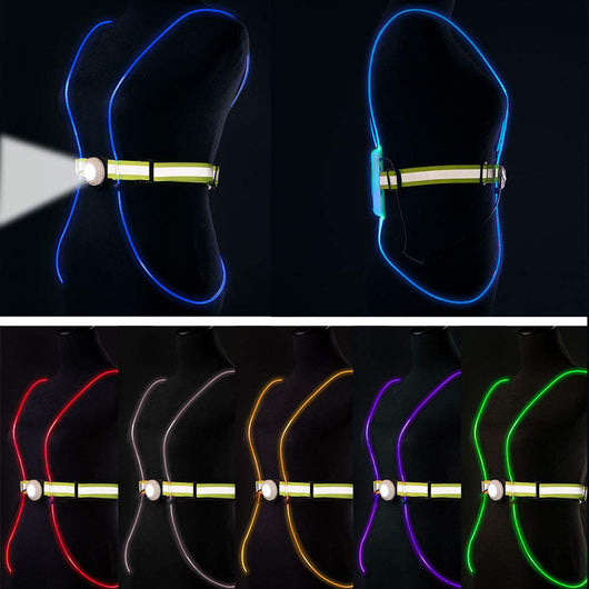 Chaleco de Seguridad con Luz LED para Bicicleta - Image 4