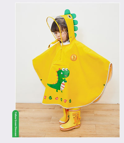 Impermeable Infantil Tipo Capa con Diseño de Dinosaurio - Image 28