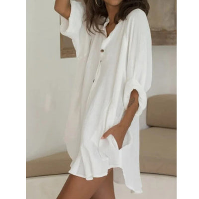 Camisa Suelta de Manga Larga para Mujer - Image 11