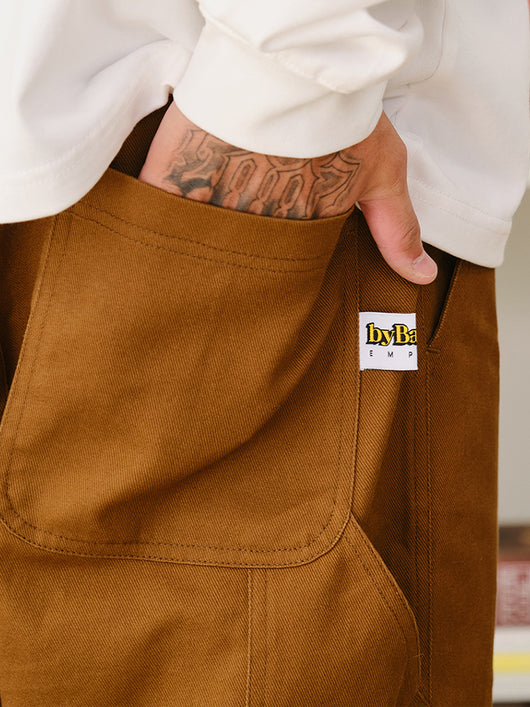Pantalones de Trabajo Estilo Americano con Tirantes - Image 8