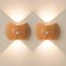 Three Colors Wood Grain 2 Pieces