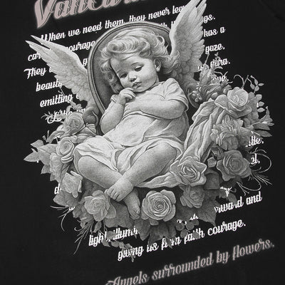 Playera Estampada de Manga Corta Little Angel para Hombre - Image 4