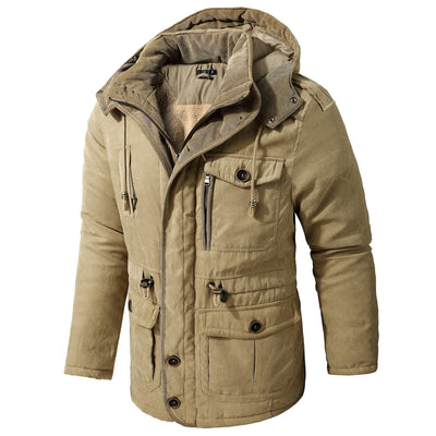 Abrigo de Algodón Acolchado Talla Grande para Hombre - Image 8
