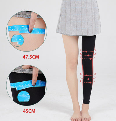 Pantimedias Reductoras 110D con Levantador de Glúteos y Control de Abdomen Negro - Image 10