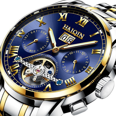 Reloj Automático Mecánico Hueco Luminoso Resistente al Agua para Hombre - Image 10