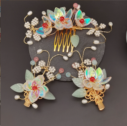 Tocado y Accesorios para Cabello Estilo Antiguo Han - Image 10
