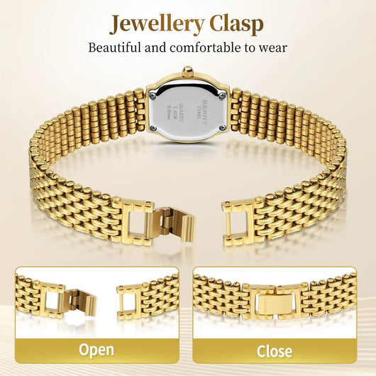 Reloj para Mujer de Lujo Retro Resistente al Agua - Image 20