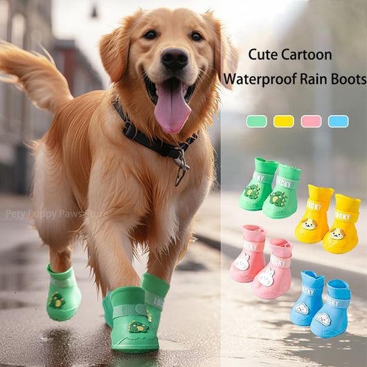 Botas Impermeables Antideslizantes para Mascotas - Juego de 4 Piezas - Image 15