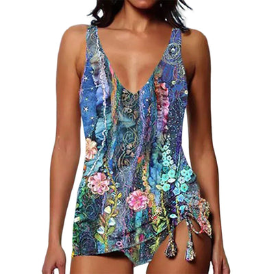 Bikini Triangular Estampado con Corte Moderno - Image 2
