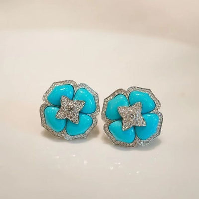 Aretes de Turquesa en Cobre - Diseño Clásico y Elegante - Image 6