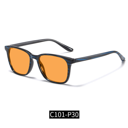 Gafas Anti Luz Azul UV con Estilo - Diseño Naranja Rojo Premium - Image 8