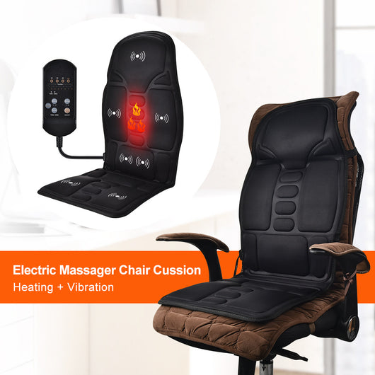 Cojín Masajeador Calefactable para Auto y Oficina con Vibración Full Body - Image 2