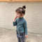 Playera Infantil de Manga Larga Estilo Europeo para Otoño e Invierno