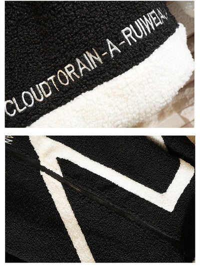 Chaqueta de Lana Cordero con Forro Polar para Hombre - Otoño e Invierno - Image 14