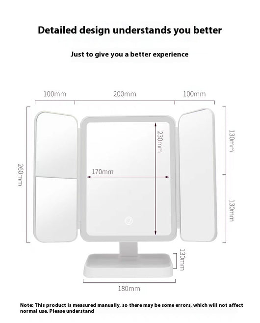 Espejo de Maquillaje Plegable Doble Puerta Grande y Delgado - Image 16