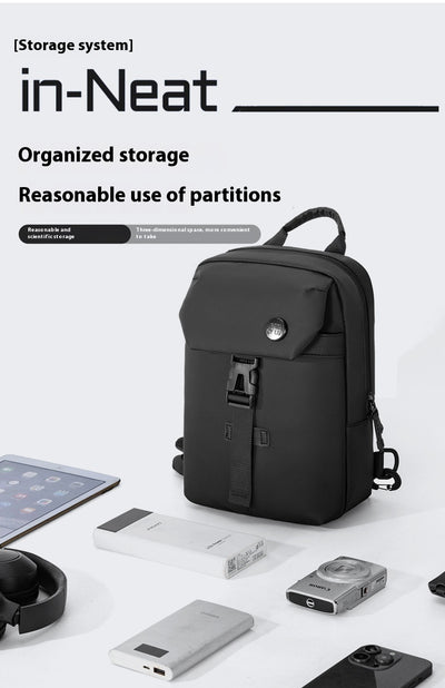 Mochila Casual de Gran Capacidad con Bolsa Pectoral - Diseño Moderno y Funcional - Image 25