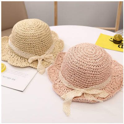 Sombrero de Paja Infantil con Ala Ancha Protección Solar UV - Image 13