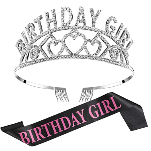 Corona Diamante Brillante para Fiesta de Cumpleaños - Set de Diadema Decorativa para Prom - Image 9